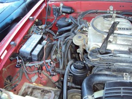 1992 TOYOTA 4RUNNER SR5, 3.0L 5SPEED 4WD, COLOR RED, STK Z15854